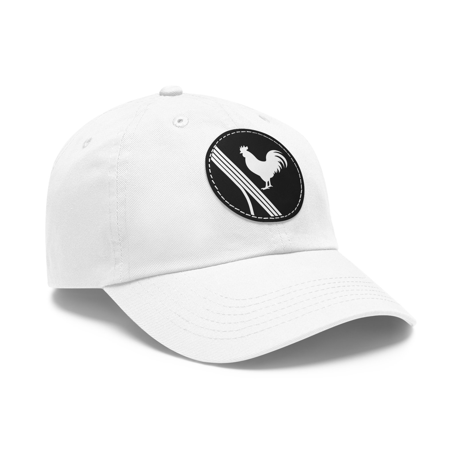 scrappy division leather patch hat arc raiders dad cap arcoholic gamer hat black white rooster emblem cap gift for streamers fans scrappy division leather patch hat arc raiders dad cap arcoholic gamer hat black white rooster emblem cap gift for streamers fans