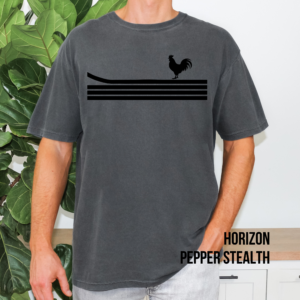 arc raiders scrappy horizon division tee comfort colors shirt | blackout, whiteout, pepper stealth, ivory recon | arcoholic fan merch gift