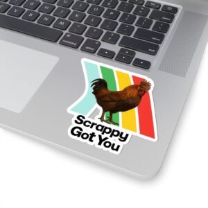 "Scrappy Got You" ARC Raiders Scrappy the Rooster Sticker Funny Gaming Vinyl Decal